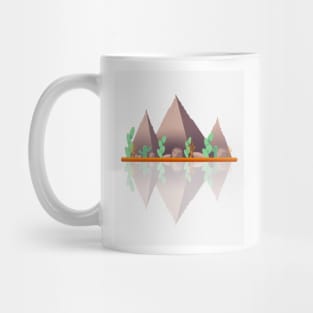 Trellis mountains Mug